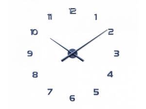 Nalepovacie hodiny LAVVU 3D STICKER Blue Numerals LCT1172