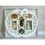 Fotorám na 6 fotiek Baby, 7a7, 49x43cm, čierny