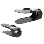 Plastový organizér na topánky 7A7t2, čierny