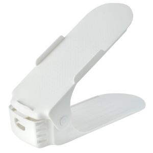 Plastový organizér na topánky 7A7t2, biely