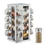 Nerezový stojan na koreničky otočný, 17-dielný RD6461