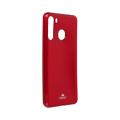 Jelly Case Mercury  Samsung Galaxy A21 červený