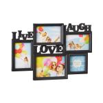 Čierny fotorámik Live-Laugh-Love, 46x32cm RD9999