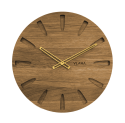 Dubové hodiny Vlaha zlaté ručičky VCT1020, 45cm