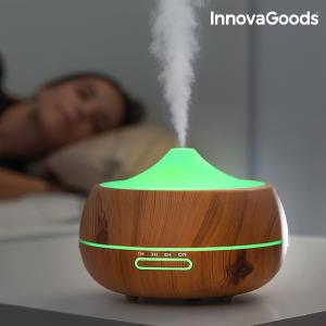 Zvlhčovač aróma difúzor InnovaGoods Aromatherapy Wood IN0980