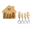 Domček so sadou kľúčeniek MIMI - rodičia a 2 dcéry