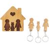 Domček so sadou kľúčeniek MIMI Rodina - rodičia, dcéra