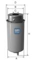 UFI Palivový filter 2445800