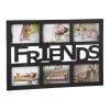 Multirám na 6 fotiek Friends čierny 6x 10x15cm RD1992