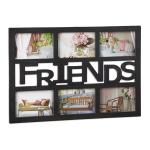Multirám na 6 fotiek Friends čierny 6x 10x15cm RD1992