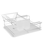 Poschodový odkvapkávač na riad s držiakom priboru, TD7863