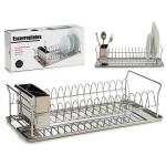 Nerezový odkvapkávač s držiakom priboru, Zen8188