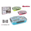 Termobox na jedlo Quttin 2182, trojdielný