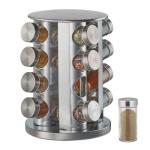 Nerezový stojan na koreničky otočný, 16-dielný RD2726