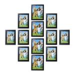 Sada 12 obrázkových rámov RD0660, čierna