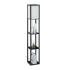 Lampa s policami RD4462, čierna