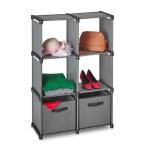 Látková zásuvková skrinka RD4590, 6 priehradiek