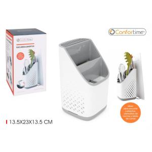 Stojan na kuchynské potreby Confortime 1870, biely