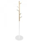 Drevený vešiak Miko 6223, biely