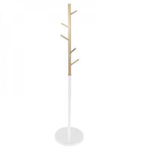 Drevený vešiak Miko 6223, biely