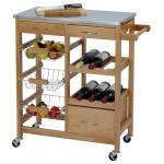 Kuchynský servírovací vozík Excellent Houseware 2942, 84 cm