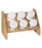 Bambusová polica na 6 koreničiek 5Five 0713, 21,5 cm