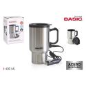 Termohrnček do auta s ohrevom home BASIC 2410, 400 ml