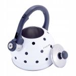 Bodkovaný čajník Kamille KM1070, biely 2 l