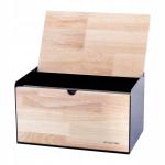 Chlebník Kamille KM1117 Vitrum, čierny