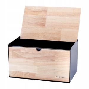 Chlebník Kamille KM1117 Vitrum, čierny