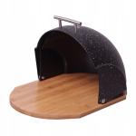 Chlebník Kamille KM1106 Galaxy, čierny mramor