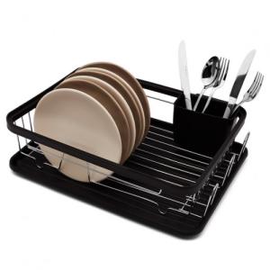 Odkvapkávač na riad a príbory Tadar 5478, čierny