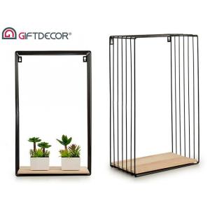 Obdĺžniková kovová polica Giftdecor 0159, 50,5 cm