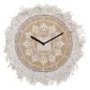 Nástenné Boho hodiny s tkaným rámom Atmosphera 9400, 38 cm