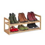 Stohovateľný bambusový botník RD5367, 73 cm