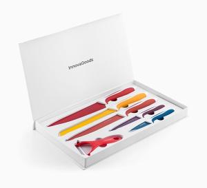 Súprava keramických nožov so škrabkou InnovaGoods 0530