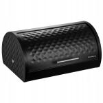 Kovový chlebník Klausberg KB-7510, čierny