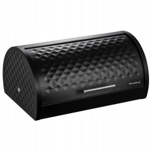 Kovový chlebník Klausberg KB-7510, čierny