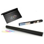 Čierna samolepiaca tabuľa s kriedou Sodanix 1764, 45x200