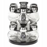 Otočný stojan na koreničky Secret de Gourmet 1196, čierny