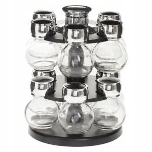 Otočný stojan na koreničky Secret de Gourmet 1196, čierny