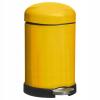 Kovový retro odpadkový kôš 5Five 337C, žltý