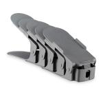 Nastaviteľný organizér na topánky sada 8 ks RD5541, sivý