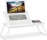 Nastaviteľný stolík na notebook RD1416, biely