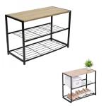 Botník z dreva a kovu Home deco factory HD6427