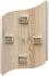 Drevené nástenné hodiny AMS 9613, 40 cm