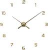 Nalepovacie hodiny LAVVU 3D STICKER Gold Numerals LCT1174