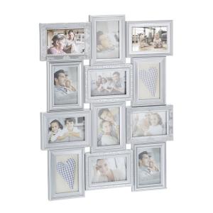 Fotorámik na 12 fotografií RD6977 strieborná