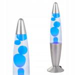 Dizajnová lávová lampa 35 cm, modrá 18157