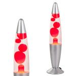 Dizajnová lávová lampa 35 cm červená 18157